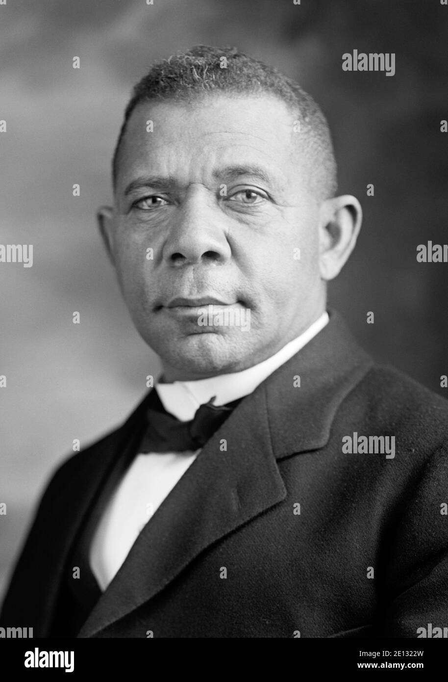 Booker T. Washington (1856-1915). Stock Photo
