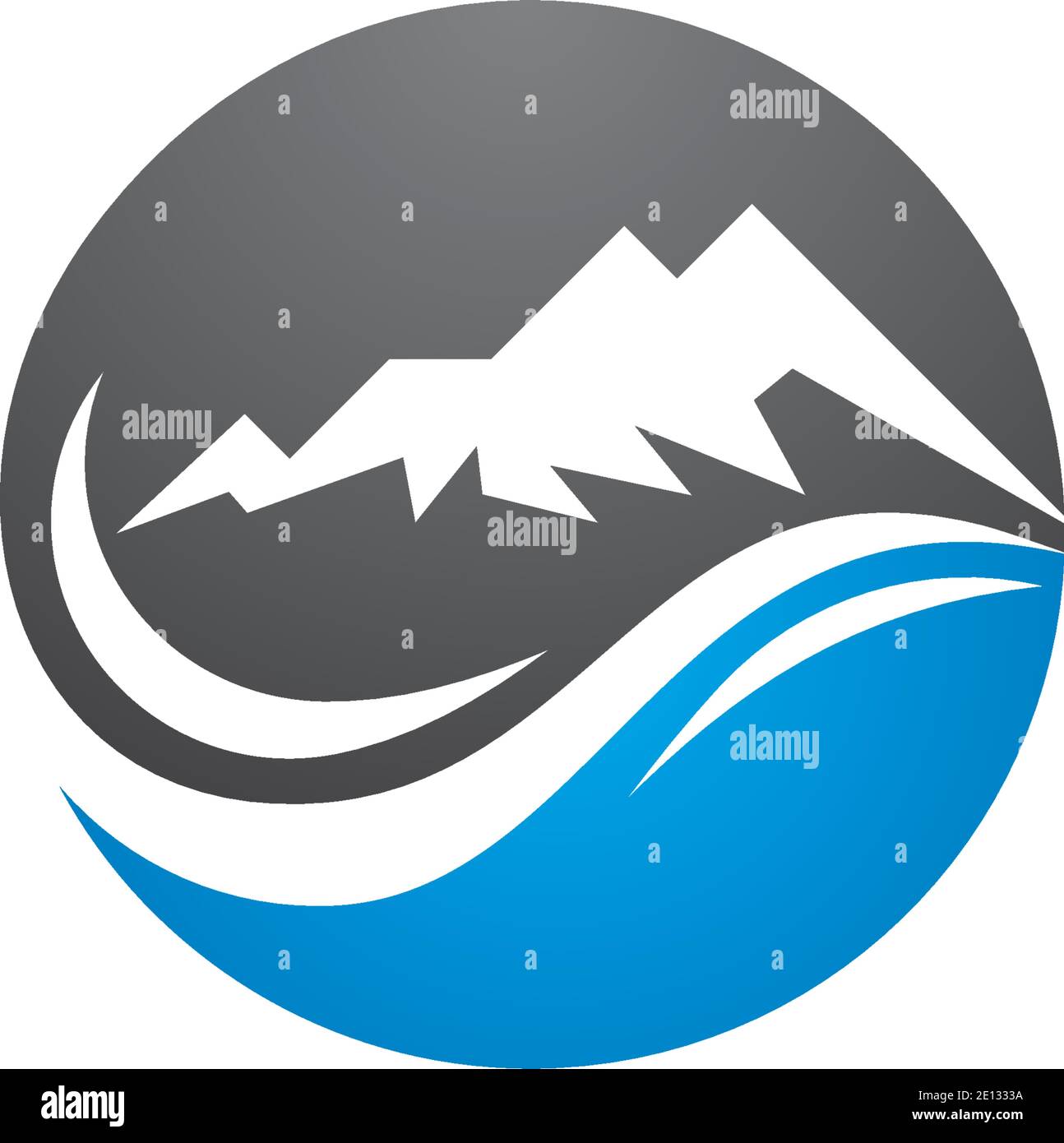 High Mountain icon  Logo Business Template Vector Stock Vector