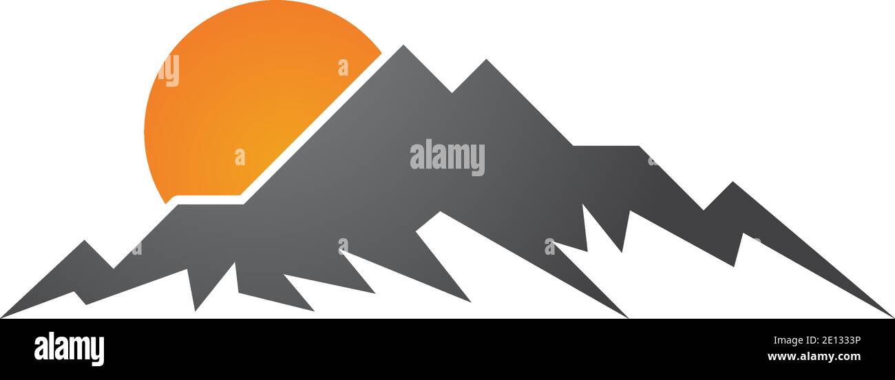 High Mountain icon  Logo Business Template Vector Stock Vector