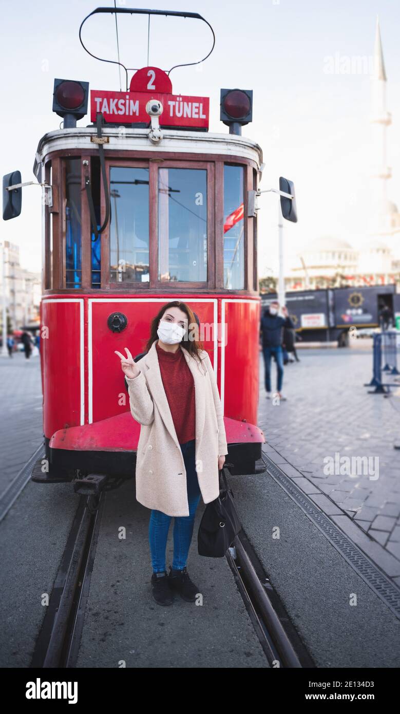 Taksim square girl hires stock photography and images Alamy