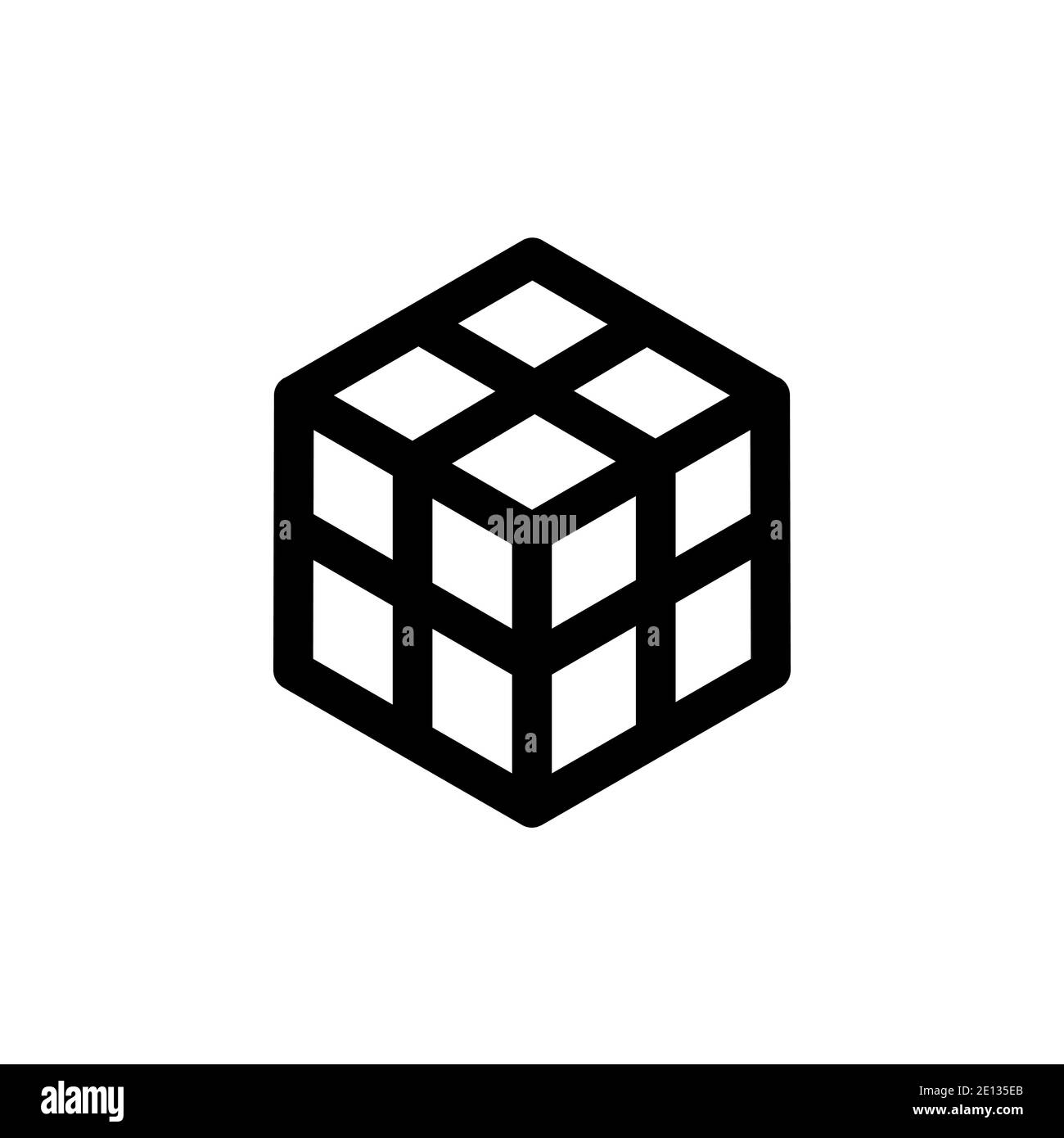 Warehouse linear icon. Vector illustration Stock Vector
