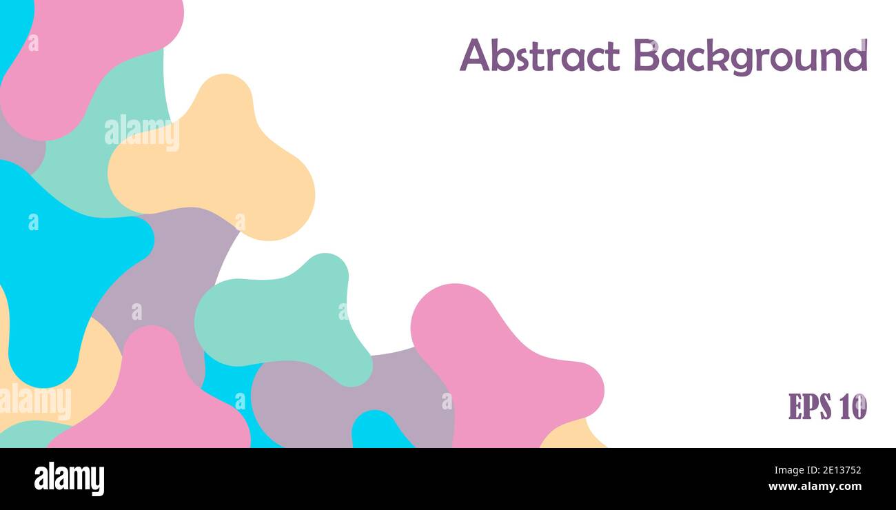 Abstract background with multi-colored spots. Vector illustration EPS10. Stock Vector