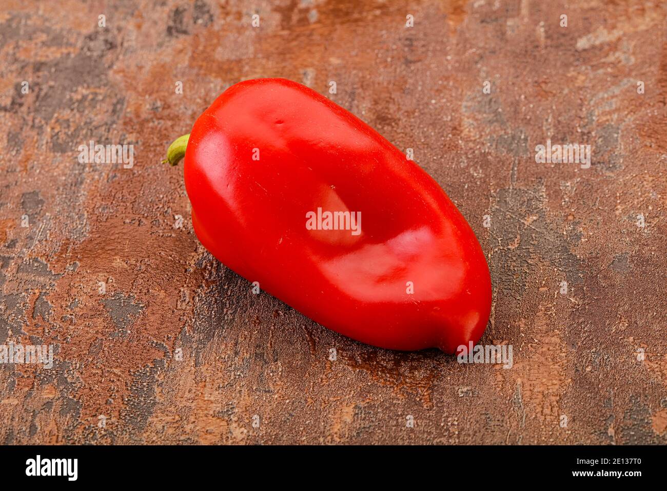 Sweet Red Bell Bulgarian pepper isolated Stock Photo - Alamy