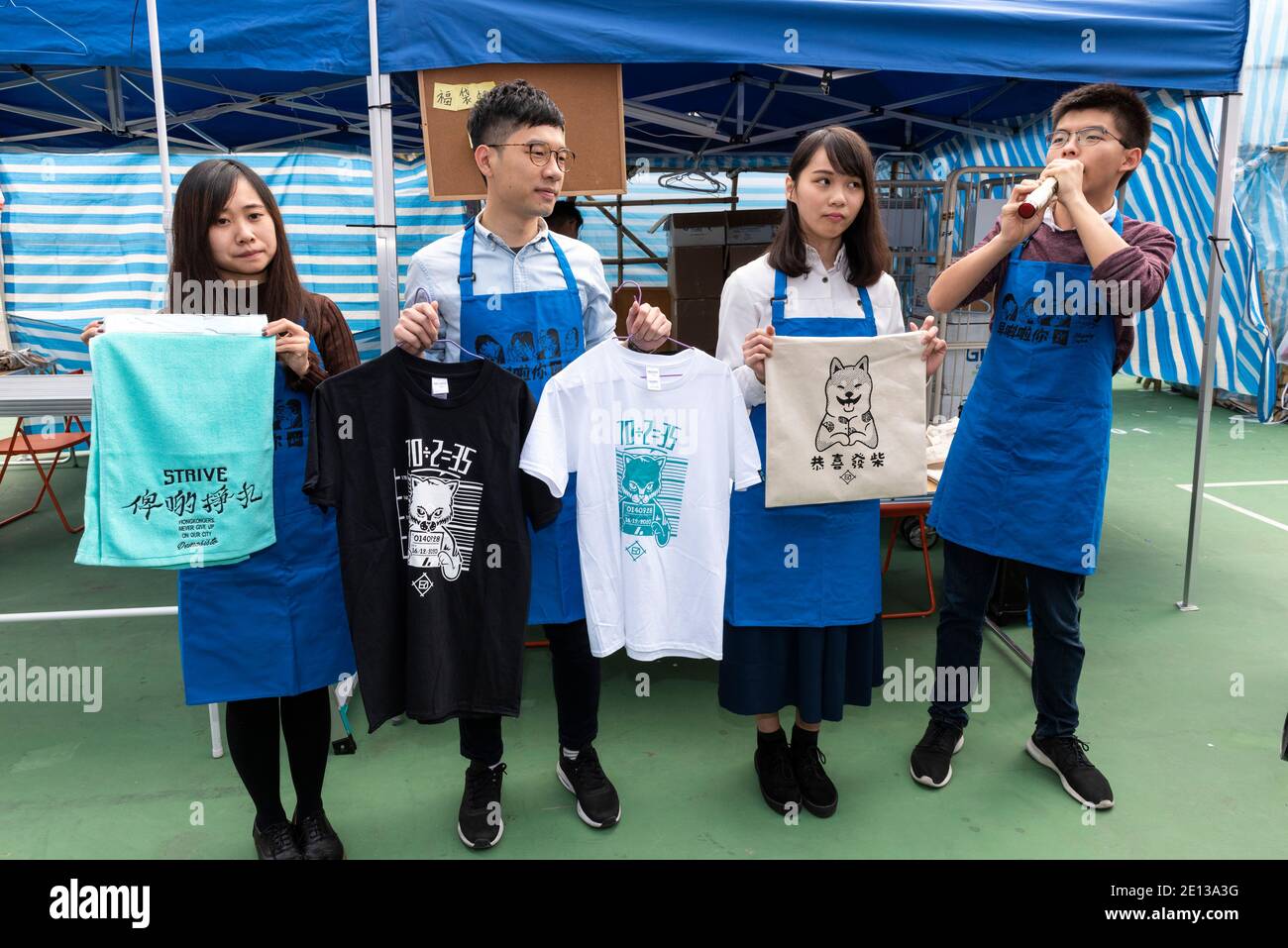 HONG KONG SAR: CHINA - February 10,2018. Hong Kong Lunar New Year Fair opens in Victoria Park. The Chinese New Year fair, traditionally filled with fl Stock Photo
