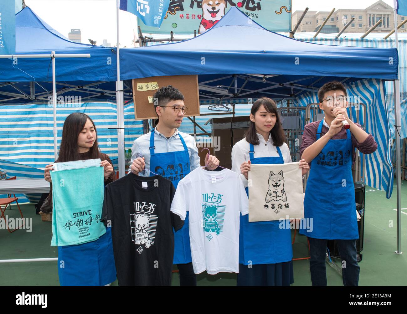 HONG KONG SAR: CHINA - February 10,2018. Hong Kong Lunar New Year Fair opens in Victoria Park. The Chinese New Year fair, traditionally filled with fl Stock Photo
