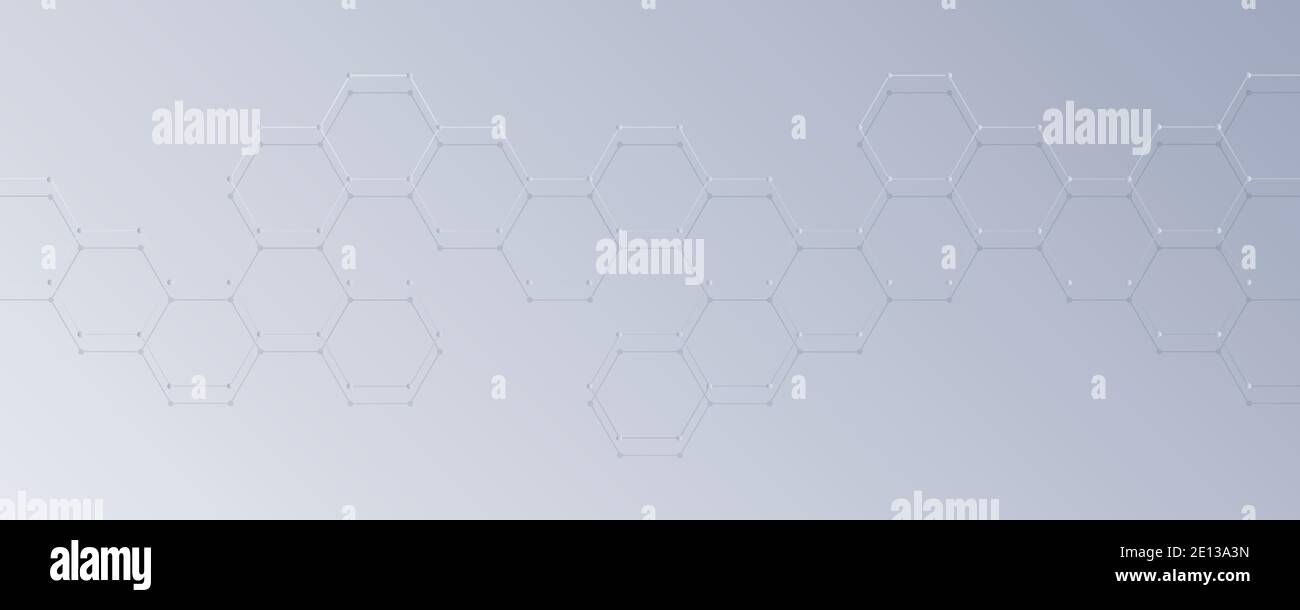 bright technical honeycomb background digital electronics vector illustration EPS10 Stock Vector
