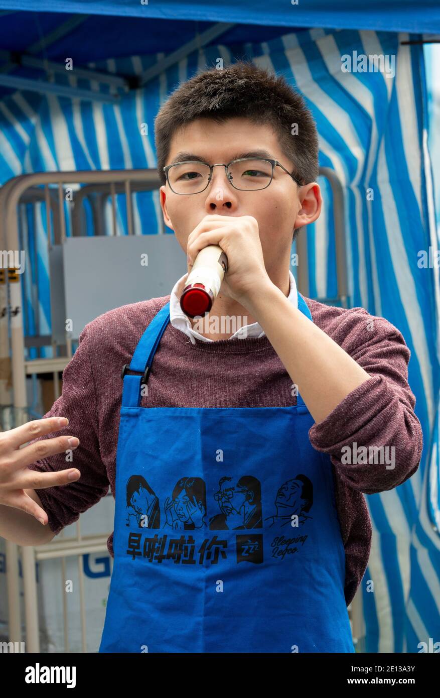 HONG KONG SAR: CHINA - February 10,2018. Hong Kong Lunar New Year Fair opens in Victoria Park. The Chinese New Year fair, traditionally filled with fl Stock Photo
