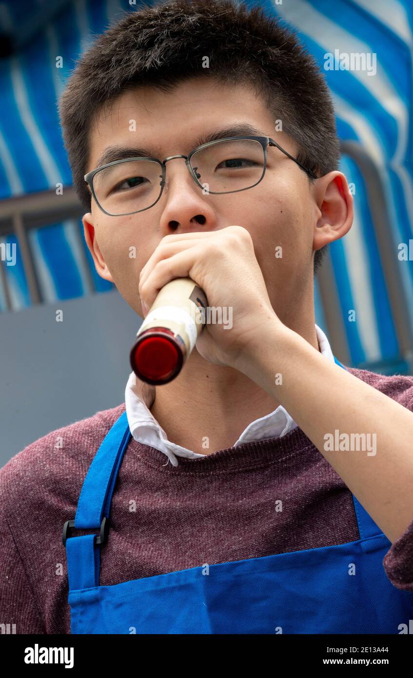 HONG KONG SAR: CHINA - February 10,2018. Hong Kong Lunar New Year Fair opens in Victoria Park. The Chinese New Year fair, traditionally filled with fl Stock Photo