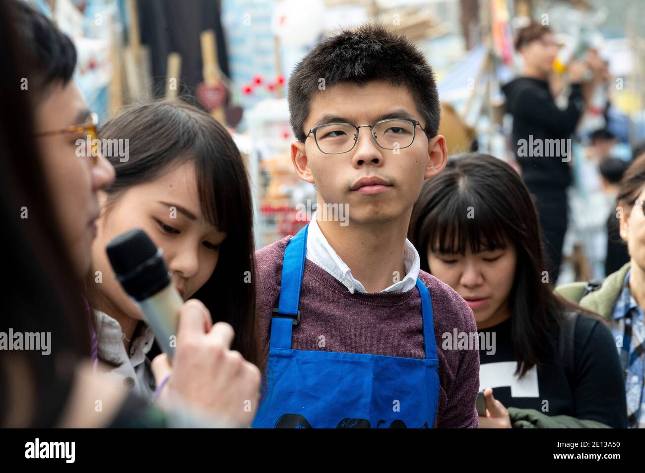 HONG KONG SAR: CHINA - February 10,2018. Hong Kong Lunar New Year Fair opens in Victoria Park. The Chinese New Year fair, traditionally filled with fl Stock Photo