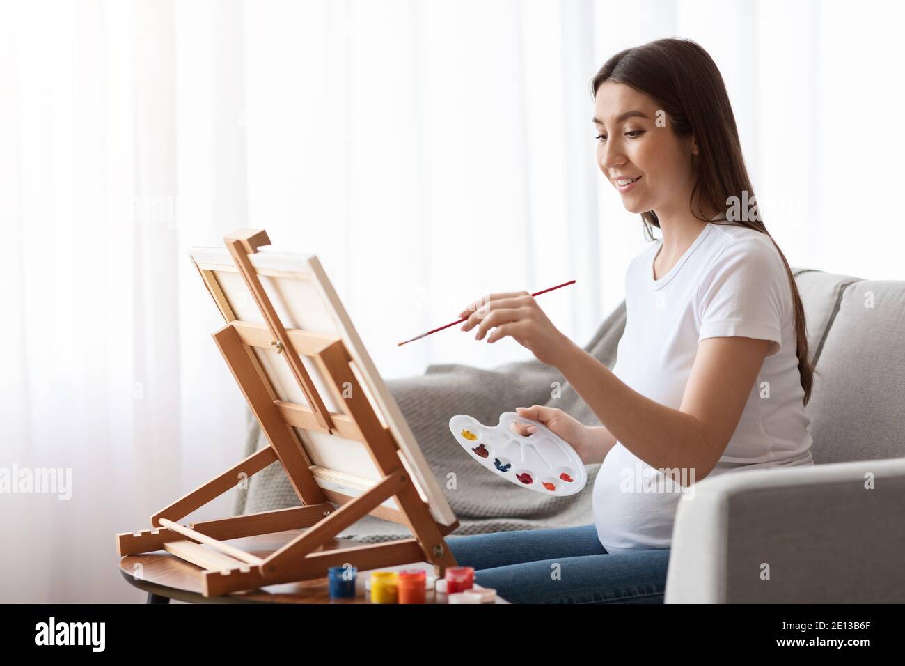 Belly painting hires stock photography and images Alamy