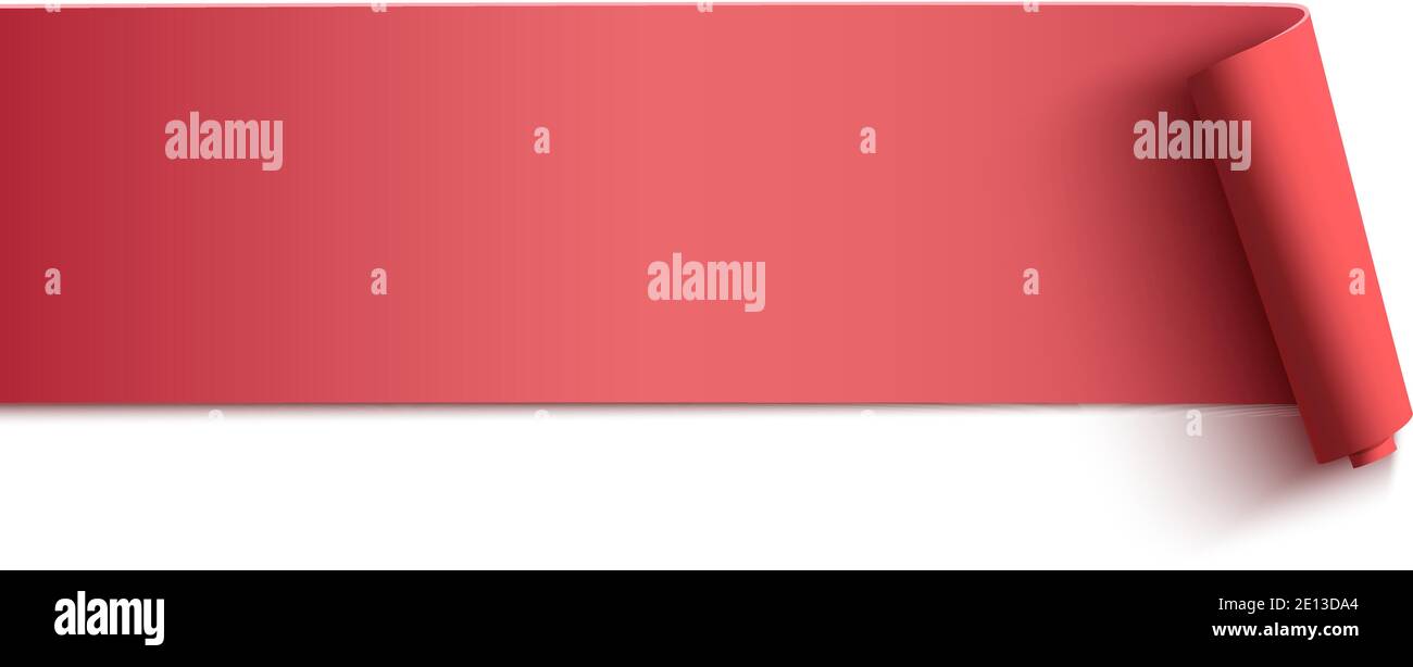 Pink horizontal banner, header isolated on white background. Poster ...
