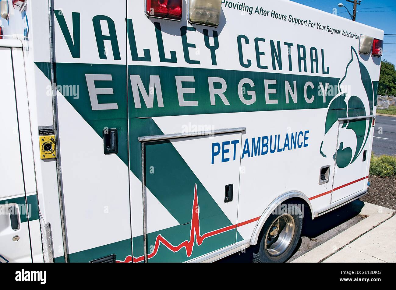 Pet Ambulance Emergency Valley Central Stock Photo