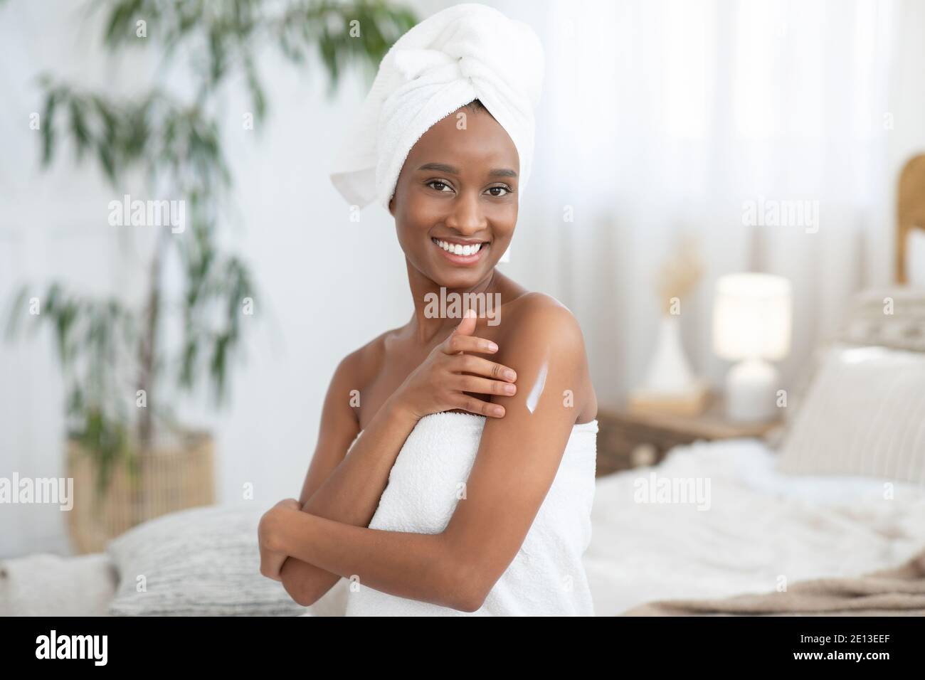 Natural skin care and routine for glowing skin Stock Photo