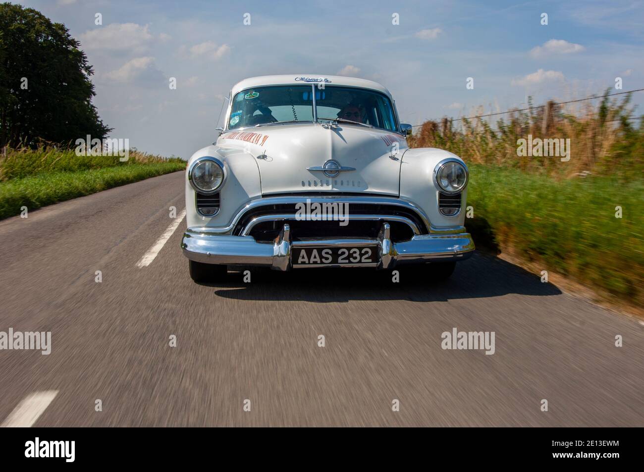 1950 Oldsmobile Rocket 88 prepared for the Pan American rally Stock Photo