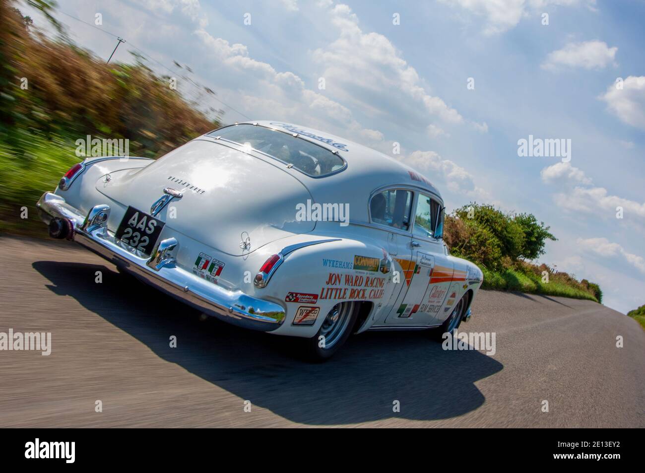 1950 Oldsmobile Rocket 88 prepared for the Pan American rally Stock Photo