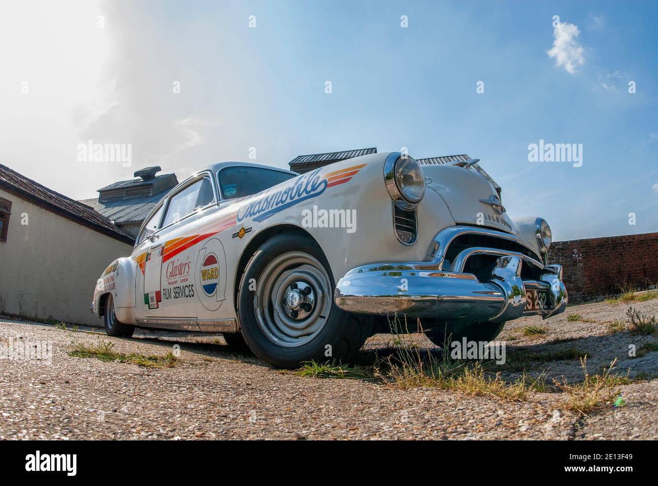 1950 Oldsmobile Rocket 88 prepared for the Pan American rally Stock Photo