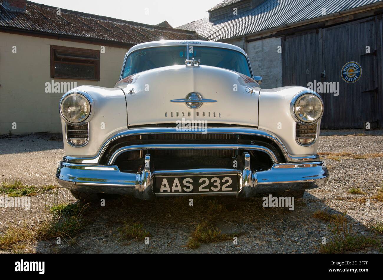 1950 Oldsmobile Rocket 88 prepared for the Pan American rally Stock Photo