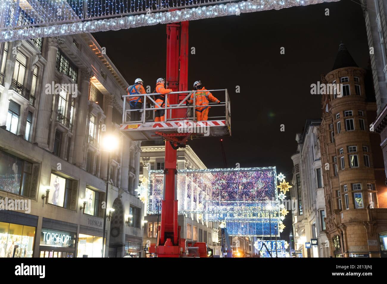 Oxford Street Christmas Lights 2020 Stock Photo Alamy