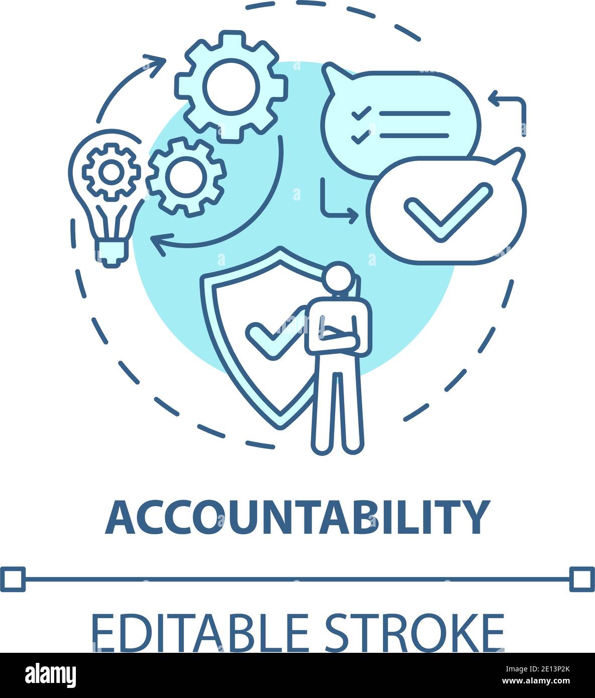 Accountability concept icon Stock Vector Image & Art - Alamy