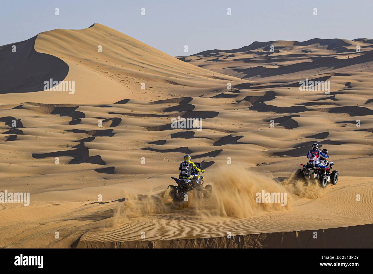 #168 Pedemonte Italo (chl), Yamaha, Enrico Racing Team, Quad, action during the 2nd stage of the Dakar 2021 between Bisha and Wadi Al Dawasir, in Saudi Arabia on January 4, 2021 - Photo Eric Vargiolu / DPPI / LM Stock Photo