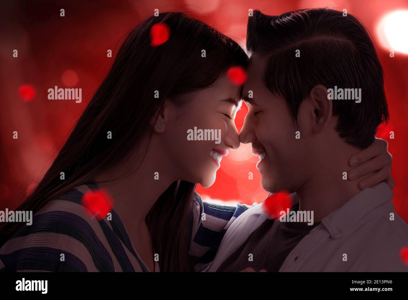 Couples holding each other hi-res stock photography and images - Alamy
