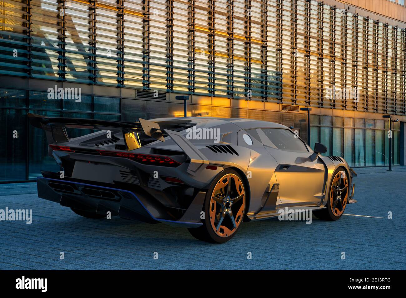 The Italdesign Zerouno Is A Sports Car Produced By Italian Automotive Styling House Italdesign Giugiaro Stock Photo Alamy