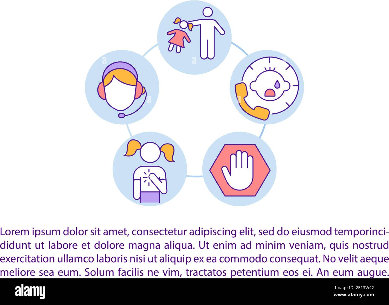 Domestic violence and child abuse Cut Out Stock Images & Pictures - Alamy
