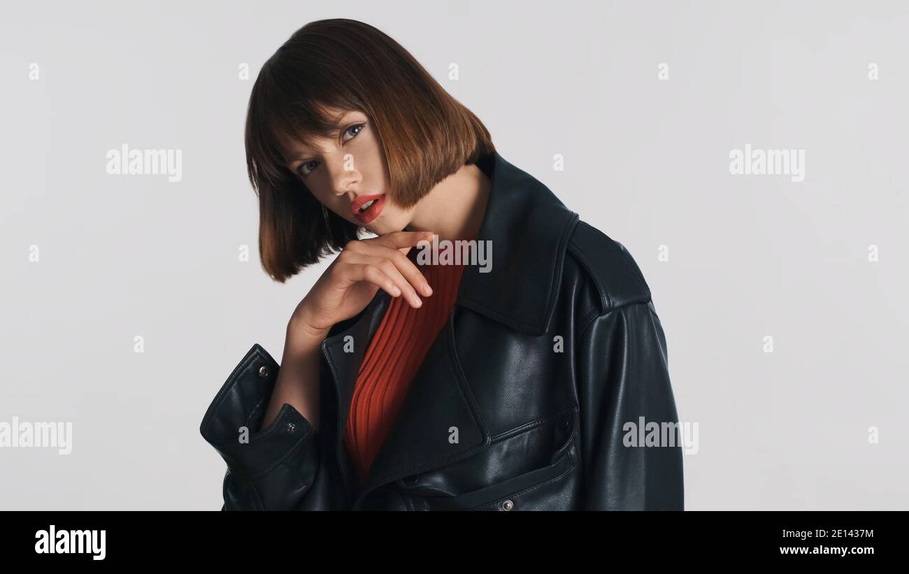 Attractive fashion model bob hi-res stock photography and images - Alamy