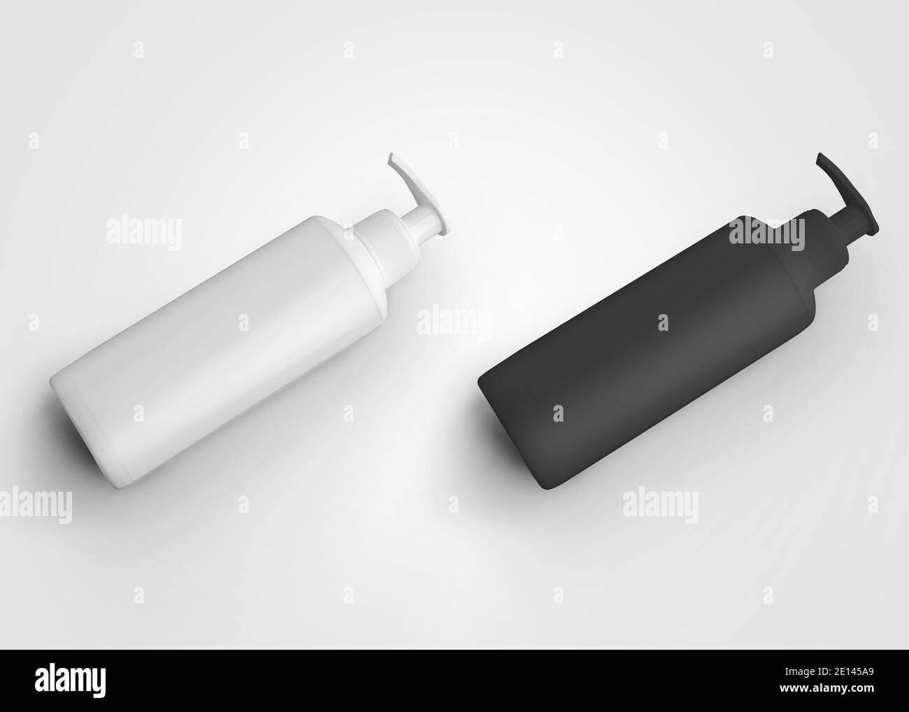 Download Mockup Of Matte Plastic Jar Isolated On Background Bottle With Dispenser For Antiseptic Disinfection Container Template With Lotion Soap For Desi Stock Photo Alamy