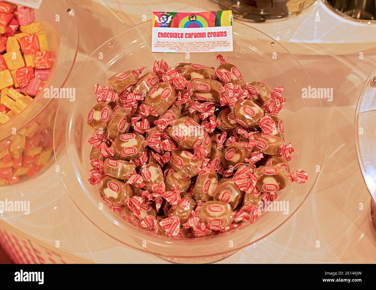 Chocolate caramel creams, an old fashioned vintage candy for sale at it