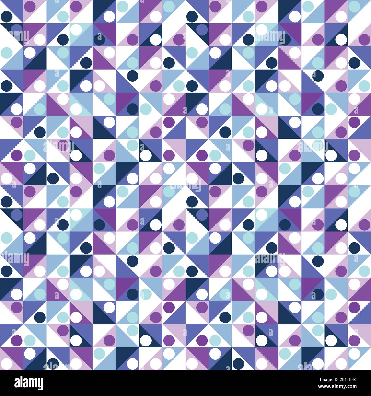 Purple triangles background, pattern, abstract geometric pattern. Stock Vector