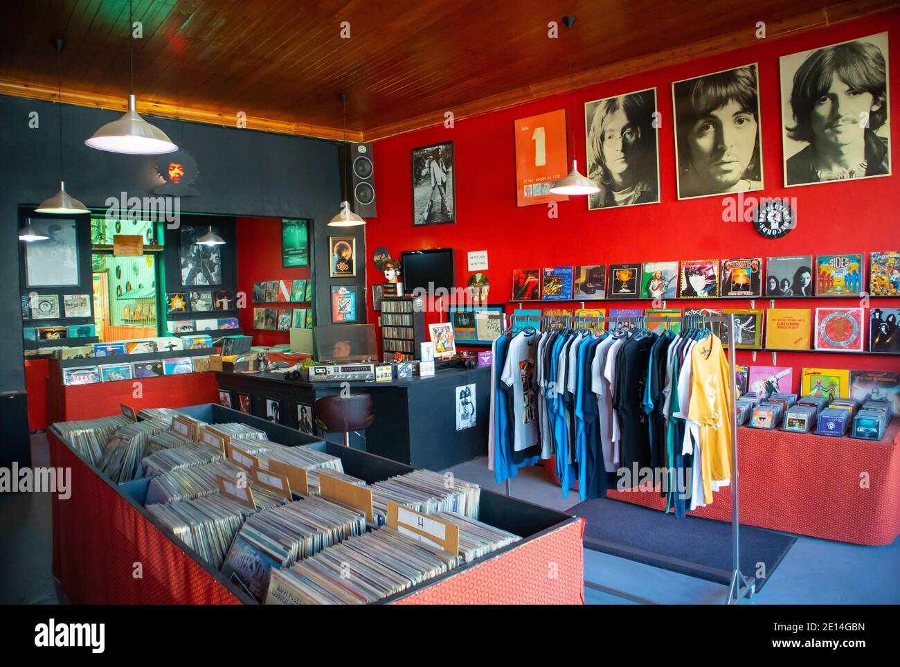 Observatory Cape Town, South Africa 02/12/2020 Revolution Records in Observatory. Funky and