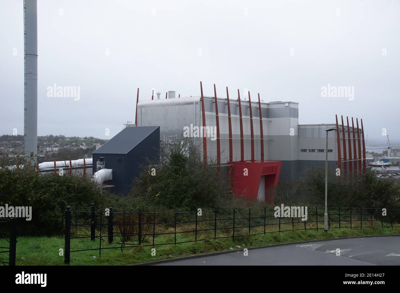 MVV Environment Devonport Energy from Waste Combined Heat and Power plant in Plymouth. Stock Photo