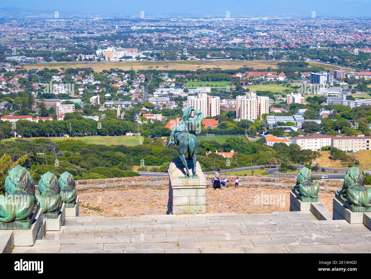 Rhodes Memorial Cape Town, South Africa 16/12/2020 Stunning view of