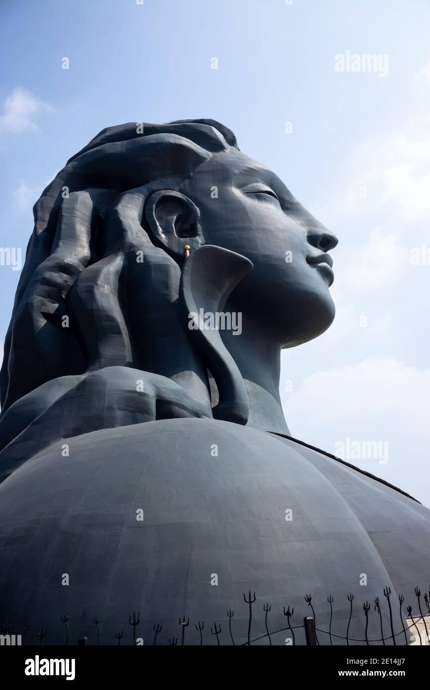 Adiyogi Lord Shiva Statue in Isha Yoga Coimbatore, Tamilnadu, India