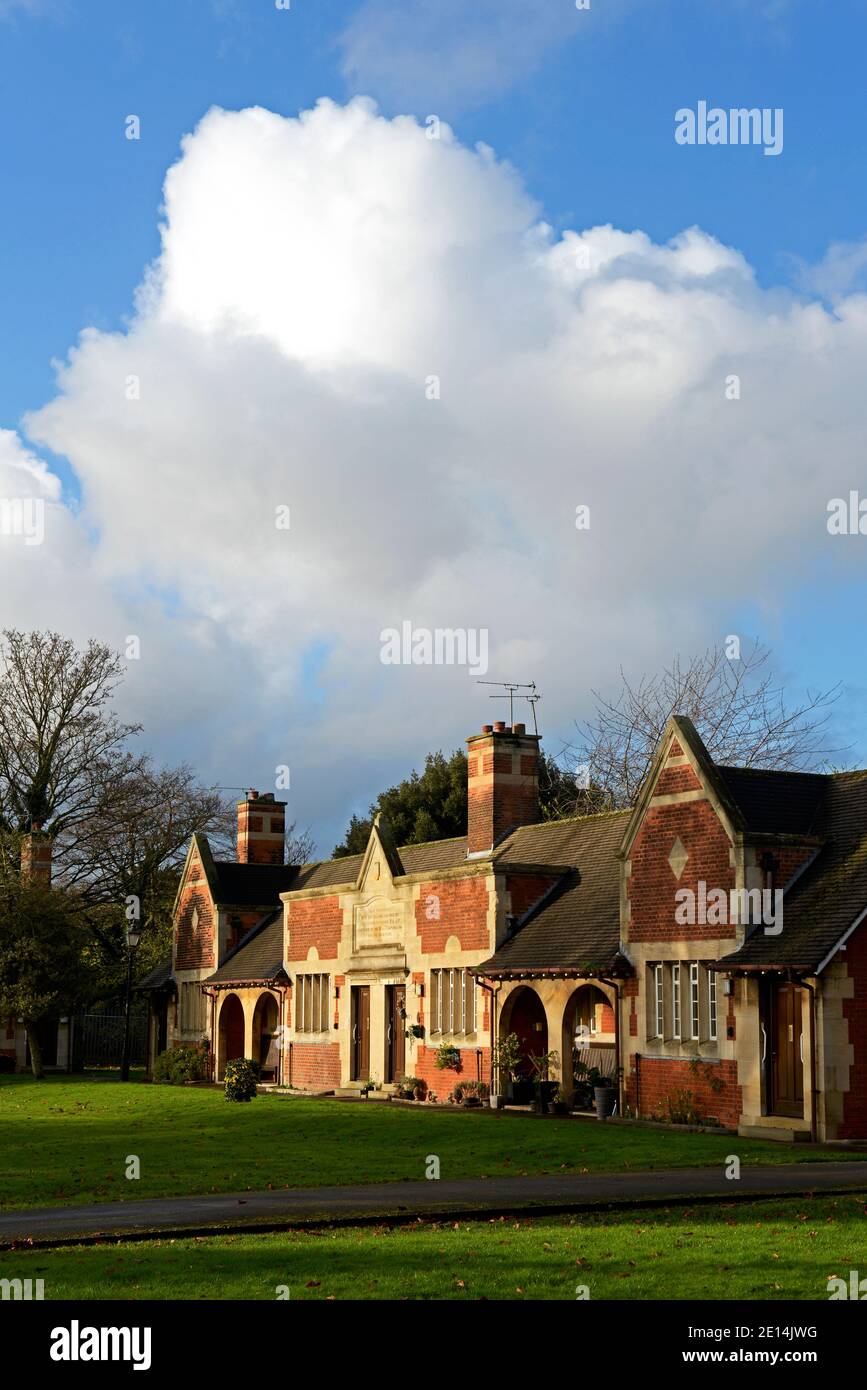 Pickering almshouses in Hull, East Yorkshire, Humberside, England UK Stock Photo