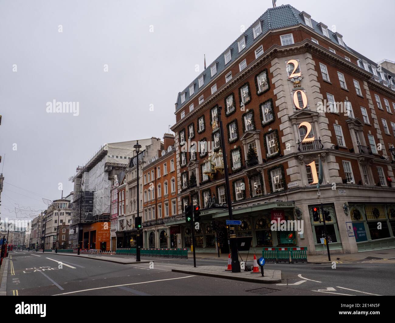New Year's Day 2021 in central London Stock Photo Alamy