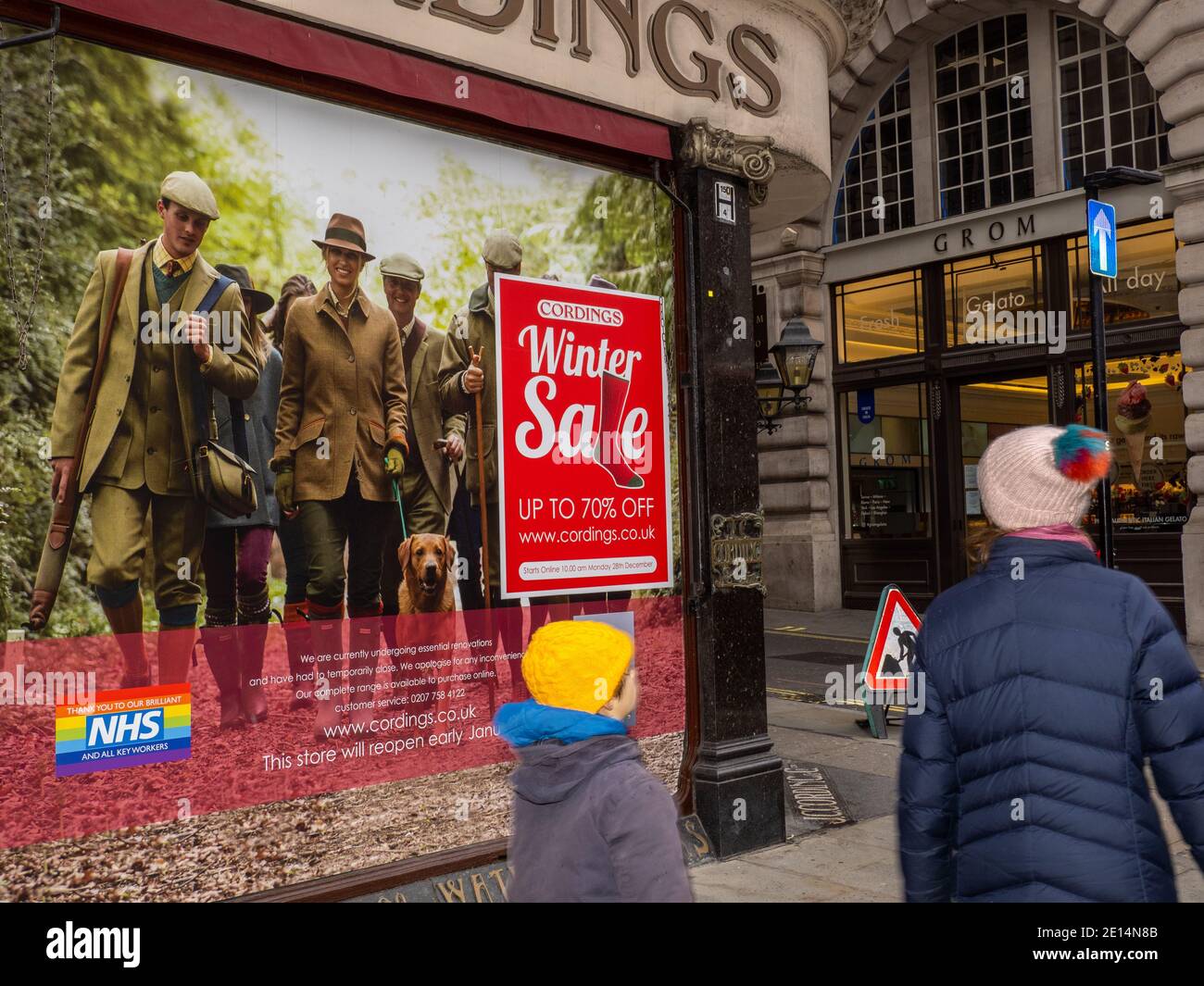 New Year's Day 2021 in central London Stock Photo Alamy