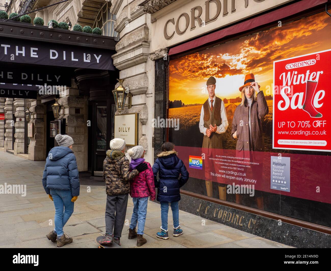 New Year's Day 2021 in central London Stock Photo Alamy