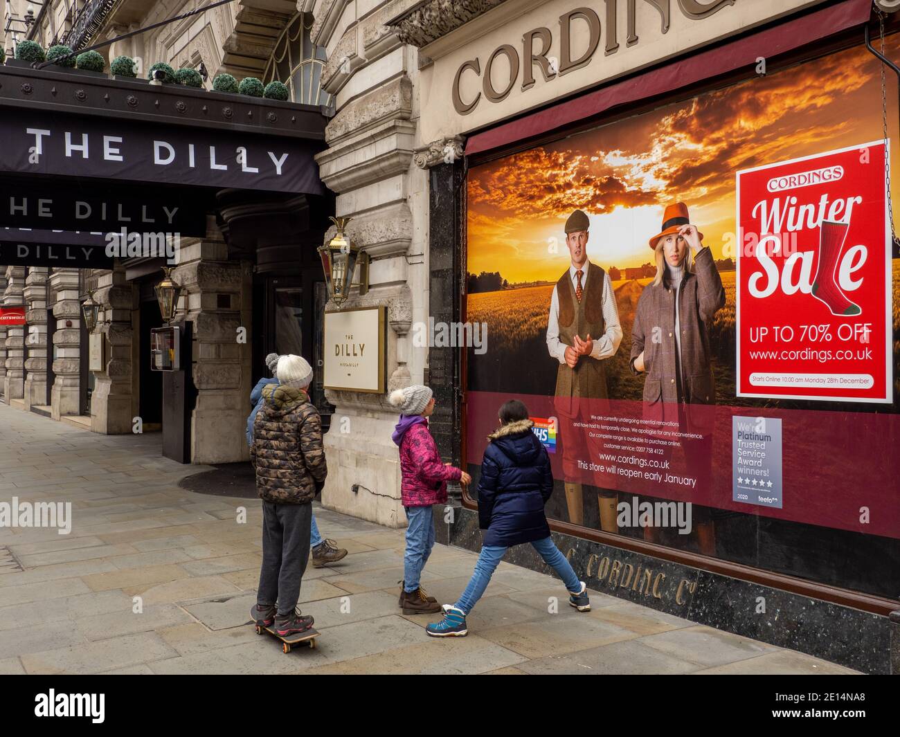 New Year's Day 2021 in central London Stock Photo Alamy
