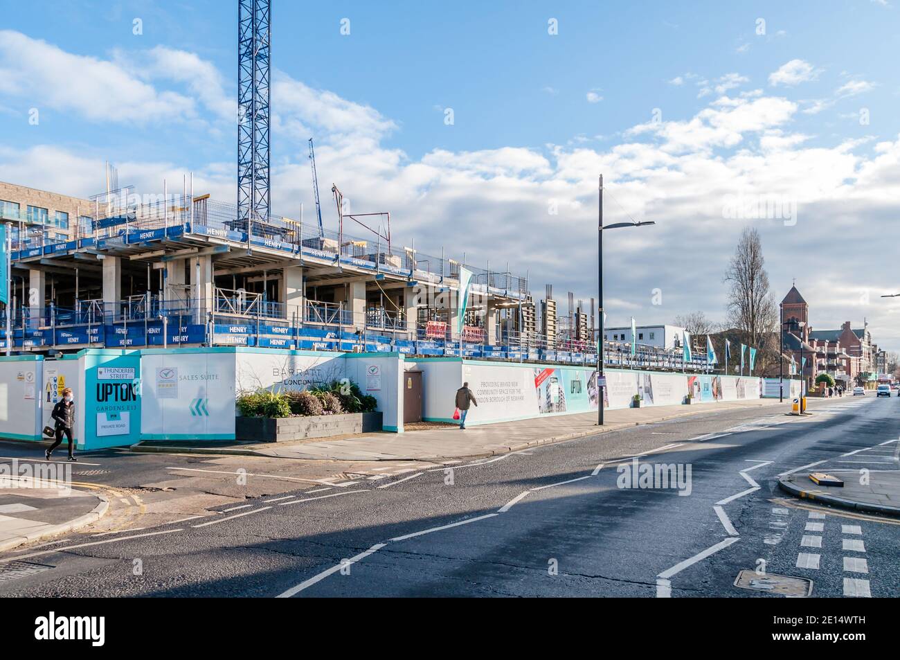 Former site of west ham football ground upton park hires stock