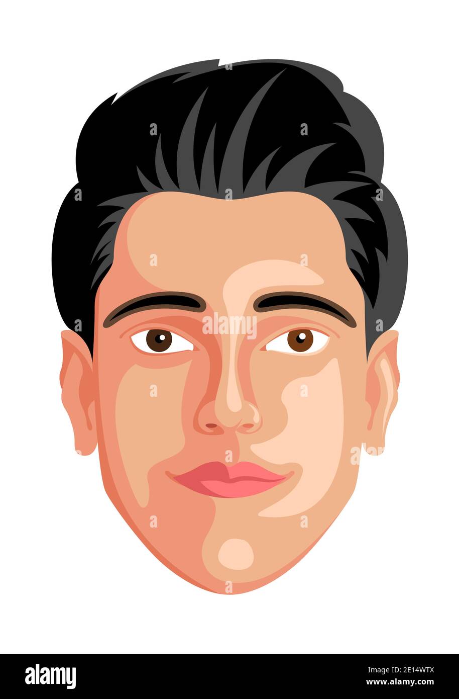 Vector head in graphic style Stock Vector Image & Art Alamy