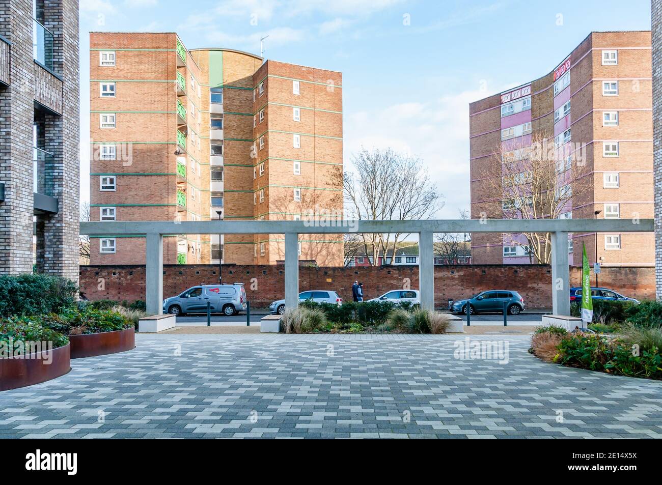Former site of west ham football ground upton park hires stock