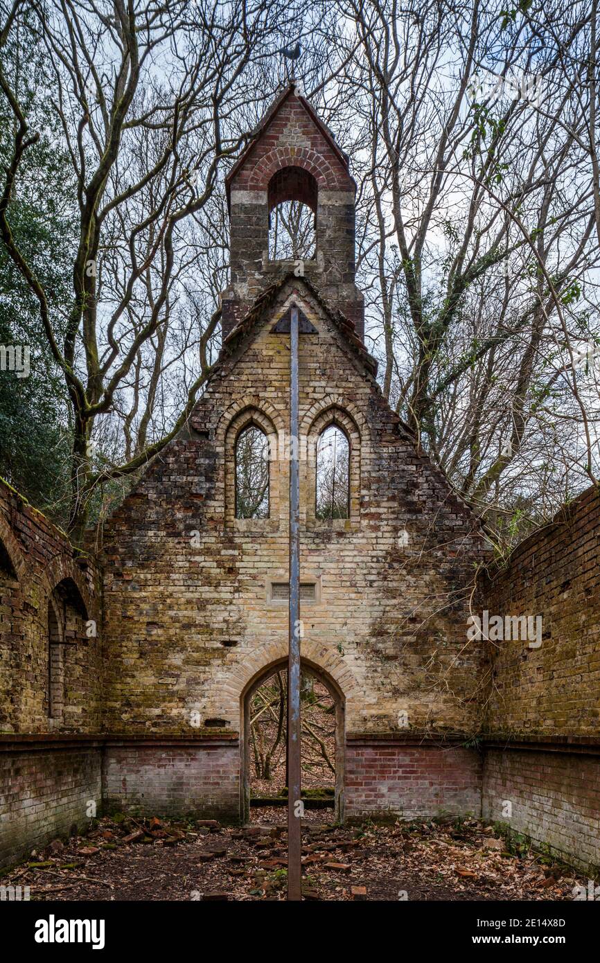 Bedham Mission Church of St. Michael and All Angels, abandoned since ...