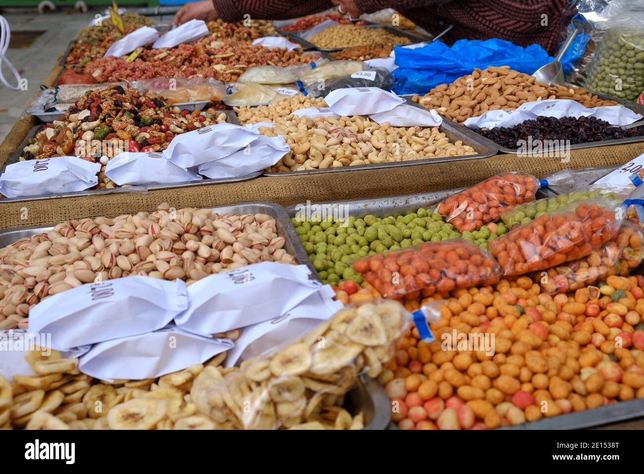 Athens December 2019 traditional greek peanuts Stock Photo Alamy