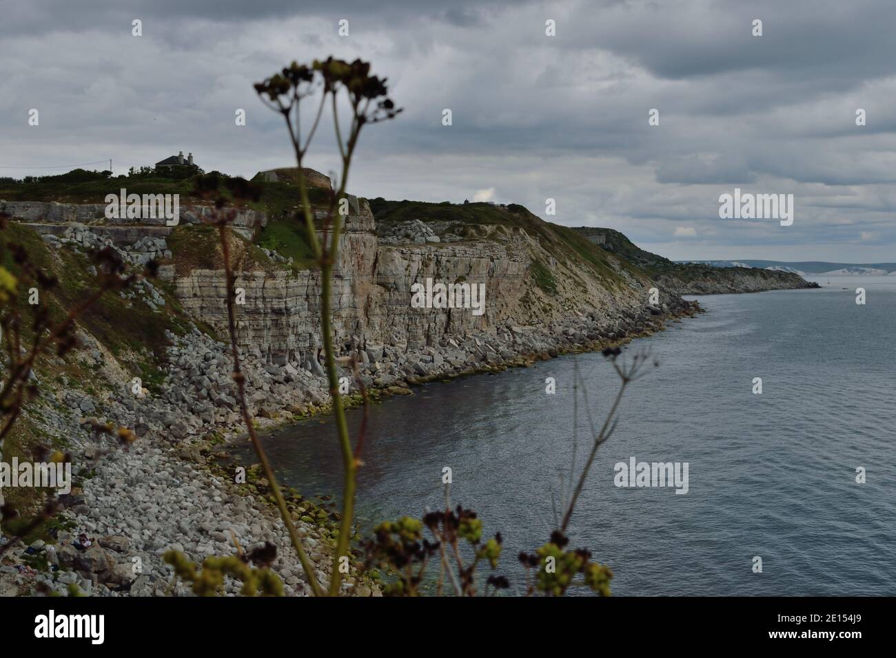 Coastal View on the Isle of Portland, Dorset Stock Photo - Alamy