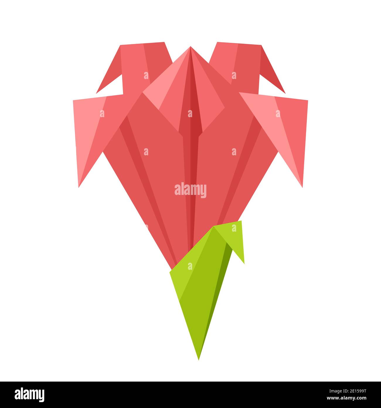 Origami flower Stock Vector Images Alamy