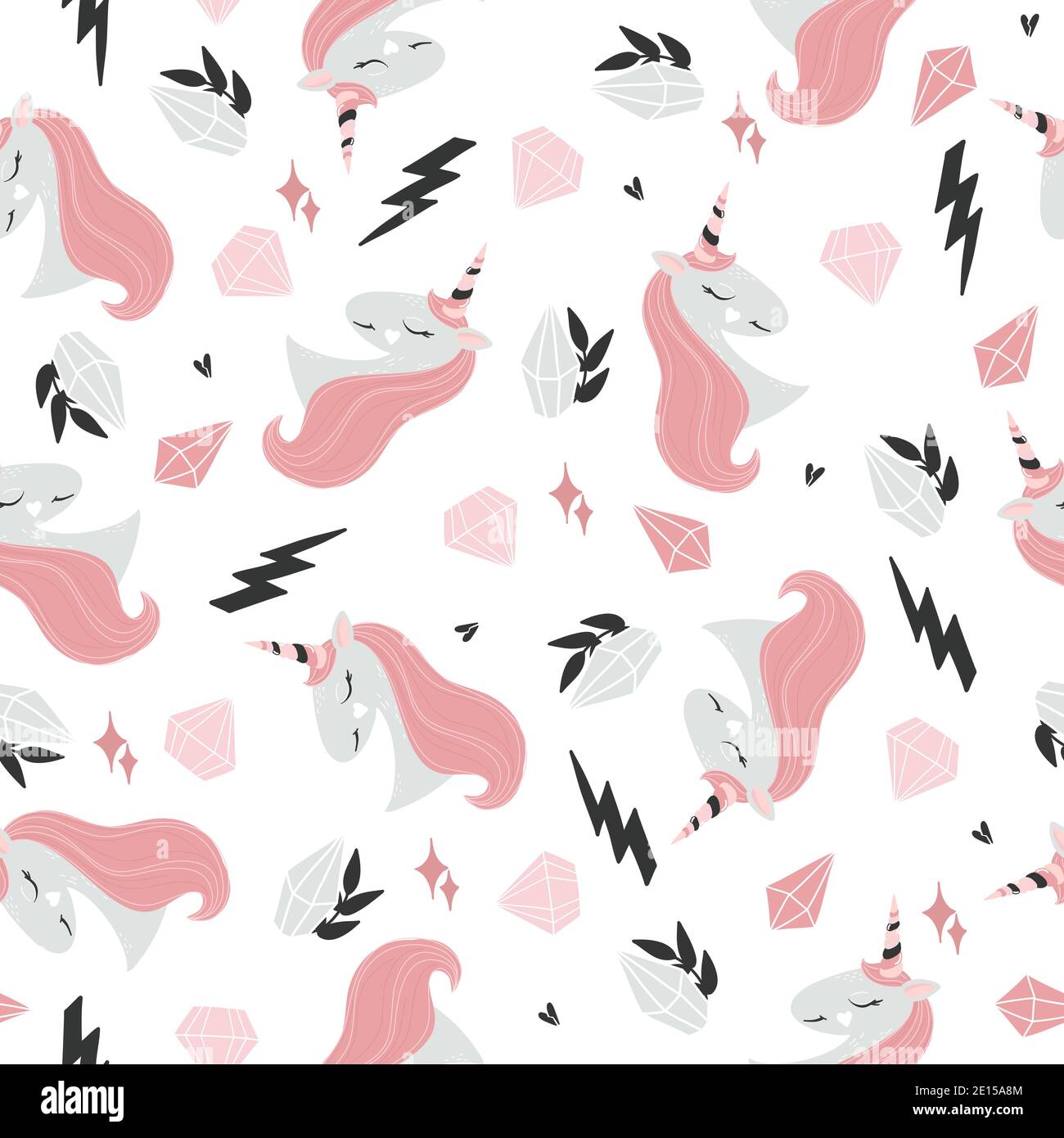 Pink ornament on white Stock Vector Images Alamy