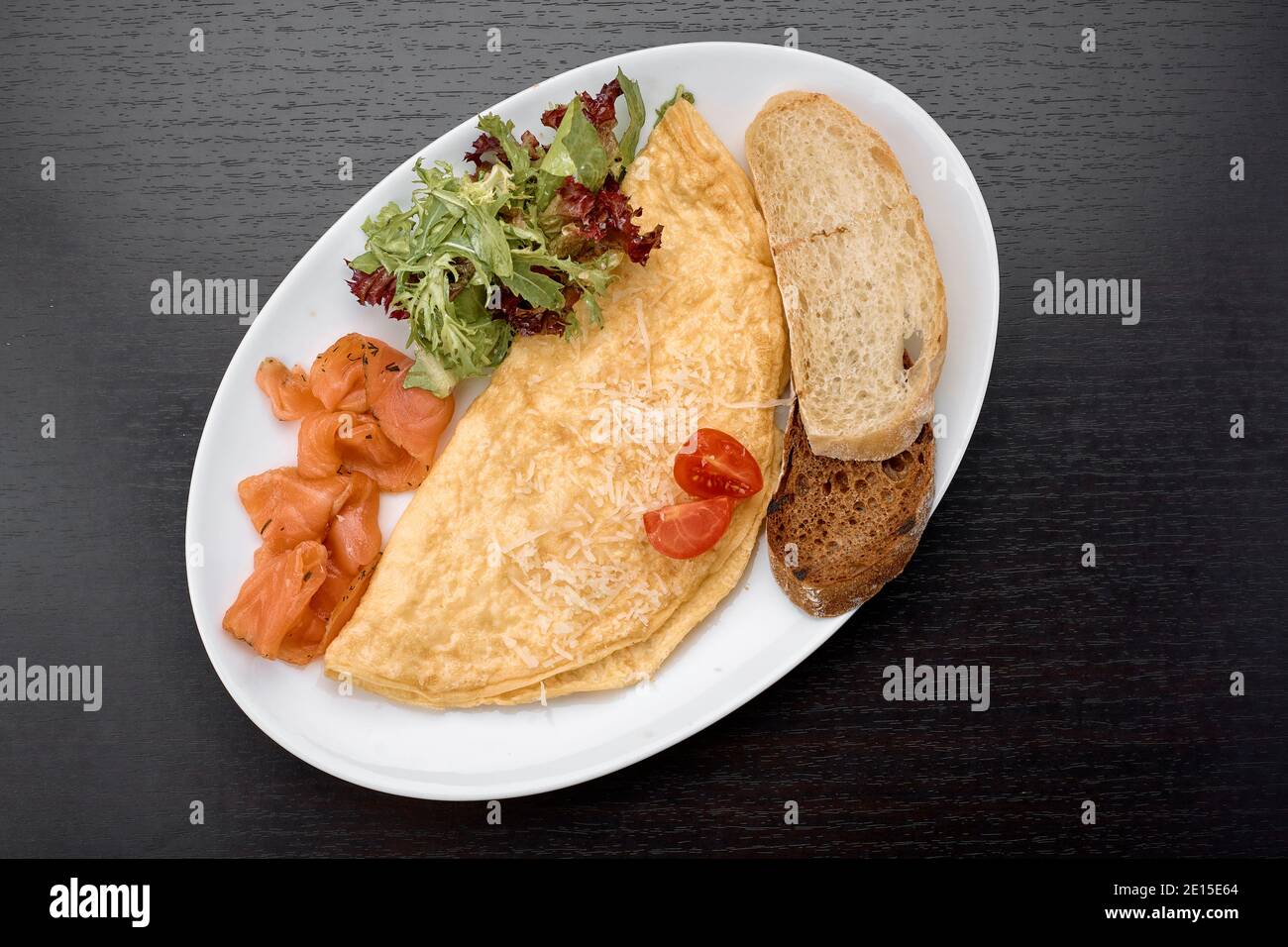 Fluffy Omelet High Resolution Stock Photography And Images Alamy