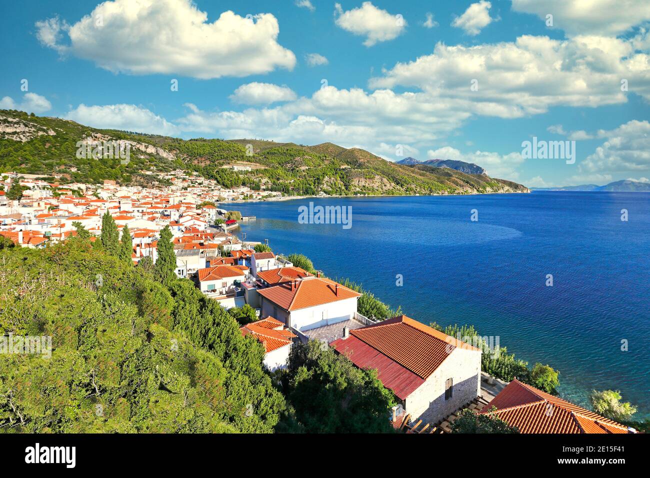 Limni in Evia island, Greece Stock Photo